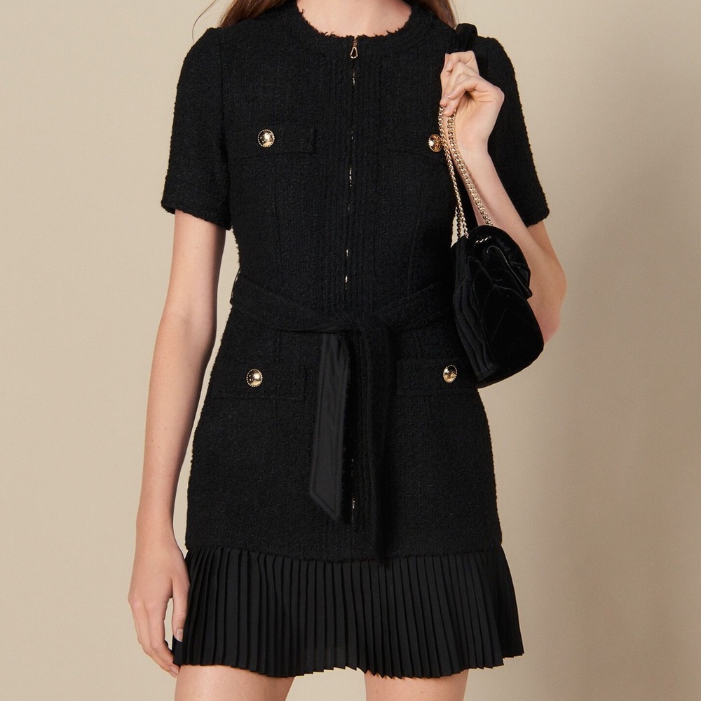 sandro black dress! NWT